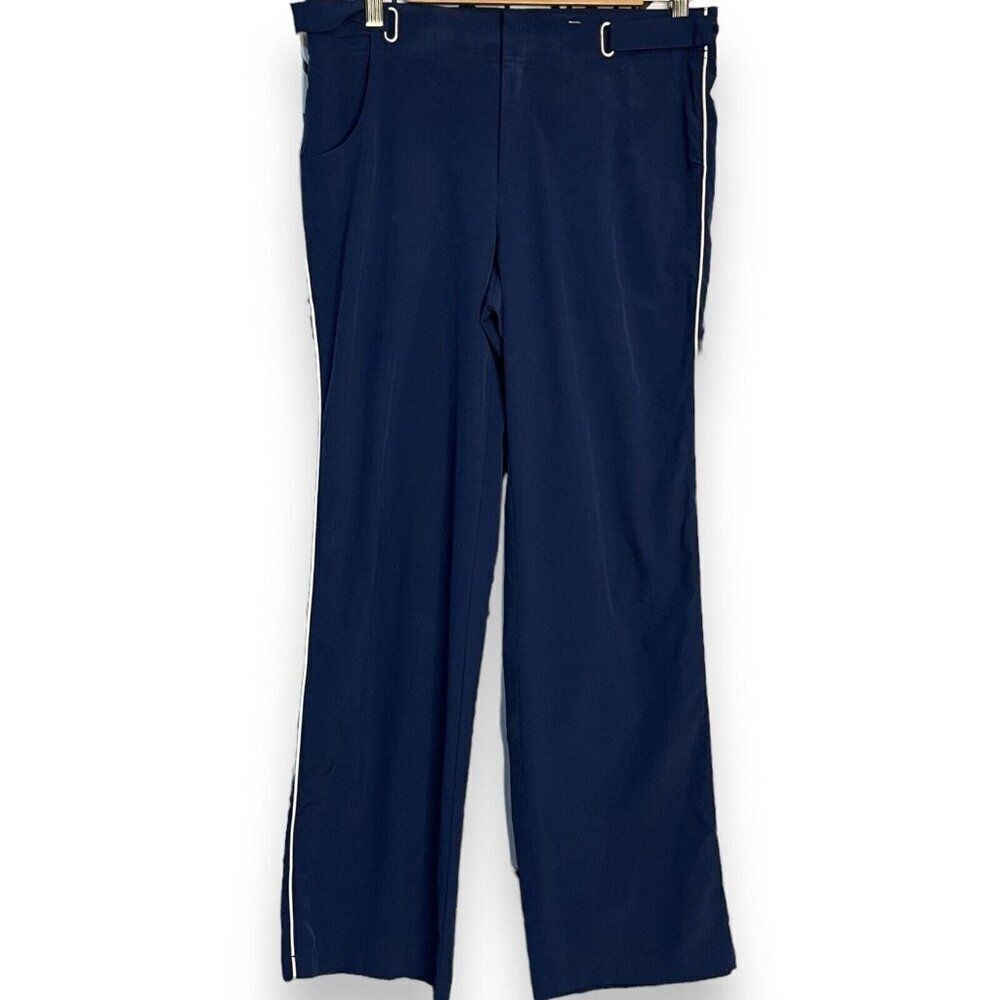Danskin Athletic Pants Women's Small Blue Pockets Workout Athleisure Loungewear